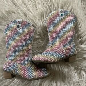 Lola + The Boys Girls Glitter Cowboy Booy